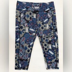 Constantly Varied Gear CVG Skull Print Leggings XXL Squat Approved High-Waisted